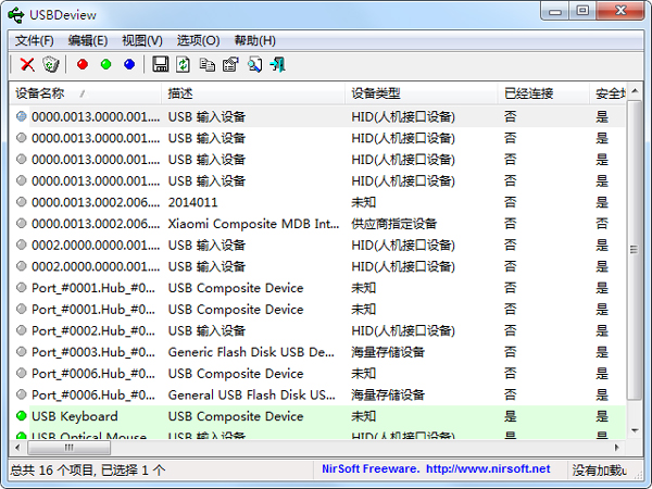 USB豸(USBDeview) V2.55 ɫİ